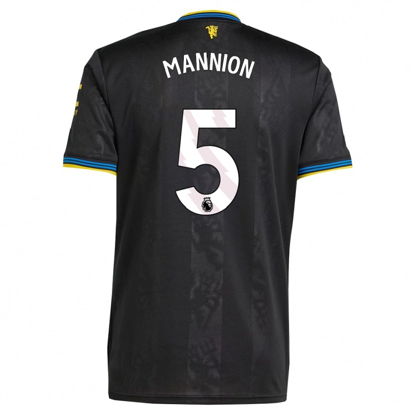 Danxen Herren Aoife Mannion #5 Schwarz Gelb Blau Ausweichtrikot Trikot 2025/26 T-Shirt Schweiz