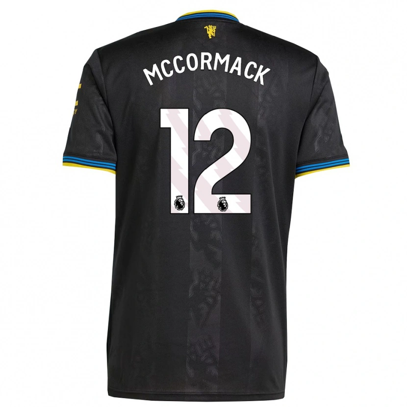 Danxen Herren Rafe Mccormack #12 Schwarz Gelb Blau Ausweichtrikot Trikot 2025/26 T-Shirt Schweiz