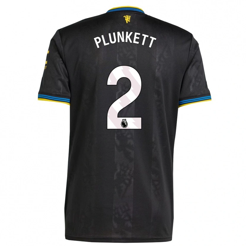 Danxen Herren Dante Plunkett #2 Schwarz Gelb Blau Ausweichtrikot Trikot 2025/26 T-Shirt Schweiz