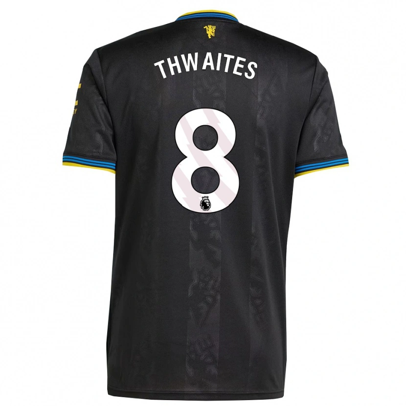 Danxen Herren Jim Thwaites #8 Schwarz Gelb Blau Ausweichtrikot Trikot 2025/26 T-Shirt Schweiz