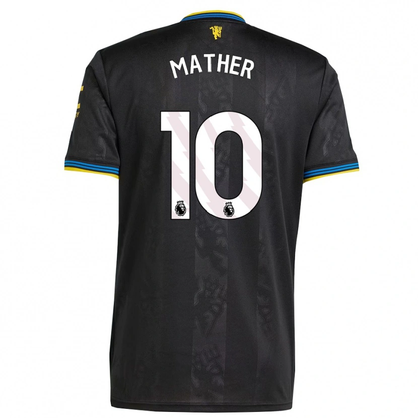 Danxen Herren Sam Mather #10 Schwarz Gelb Blau Ausweichtrikot Trikot 2025/26 T-Shirt Schweiz