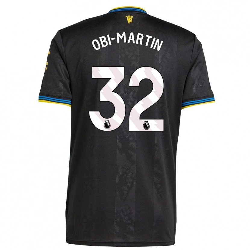 Danxen Herren Chido Obi #32 Schwarz Gelb Blau Ausweichtrikot Trikot 2025/26 T-Shirt Schweiz