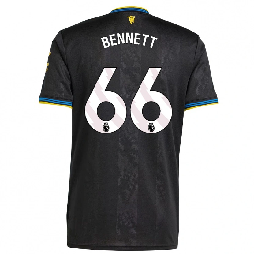 Danxen Herren Rhys Bennett #66 Schwarz Gelb Blau Ausweichtrikot Trikot 2025/26 T-Shirt Schweiz