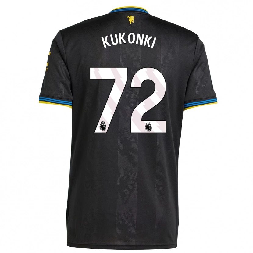 Danxen Herren Godwill Kukonki #72 Schwarz Gelb Blau Ausweichtrikot Trikot 2025/26 T-Shirt Schweiz