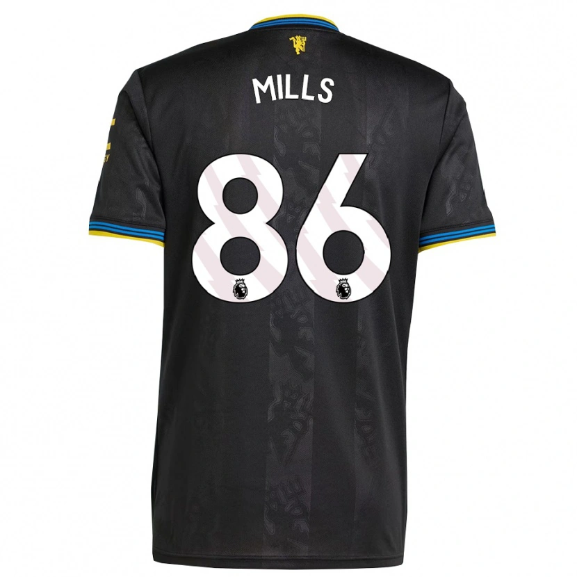 Danxen Herren Albert Mills #86 Schwarz Gelb Blau Ausweichtrikot Trikot 2025/26 T-Shirt Schweiz
