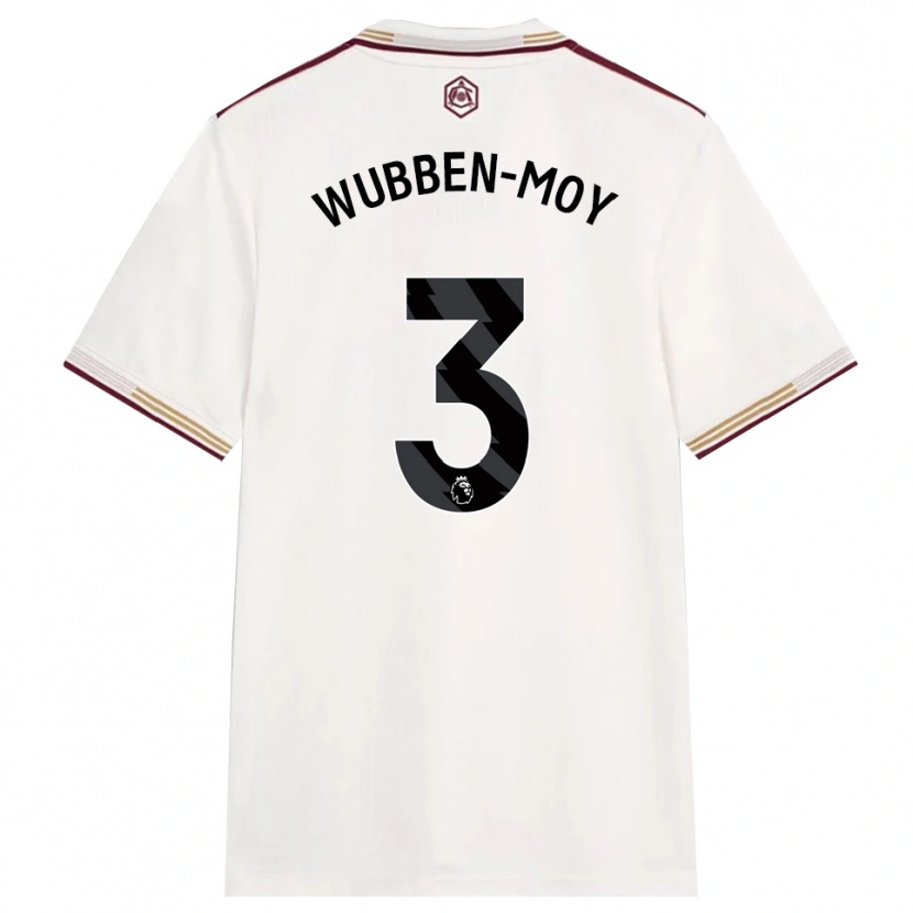 Danxen Herren Lotte Wubben-Moy #3 Creme Weiß Burgunderrot Ausweichtrikot Trikot 2025/26 T-Shirt Schweiz
