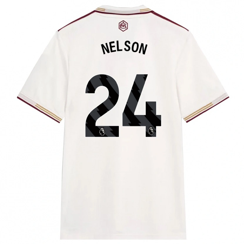 Danxen Herren Reiss Nelson #24 Creme Weiß Burgunderrot Ausweichtrikot Trikot 2025/26 T-Shirt Schweiz