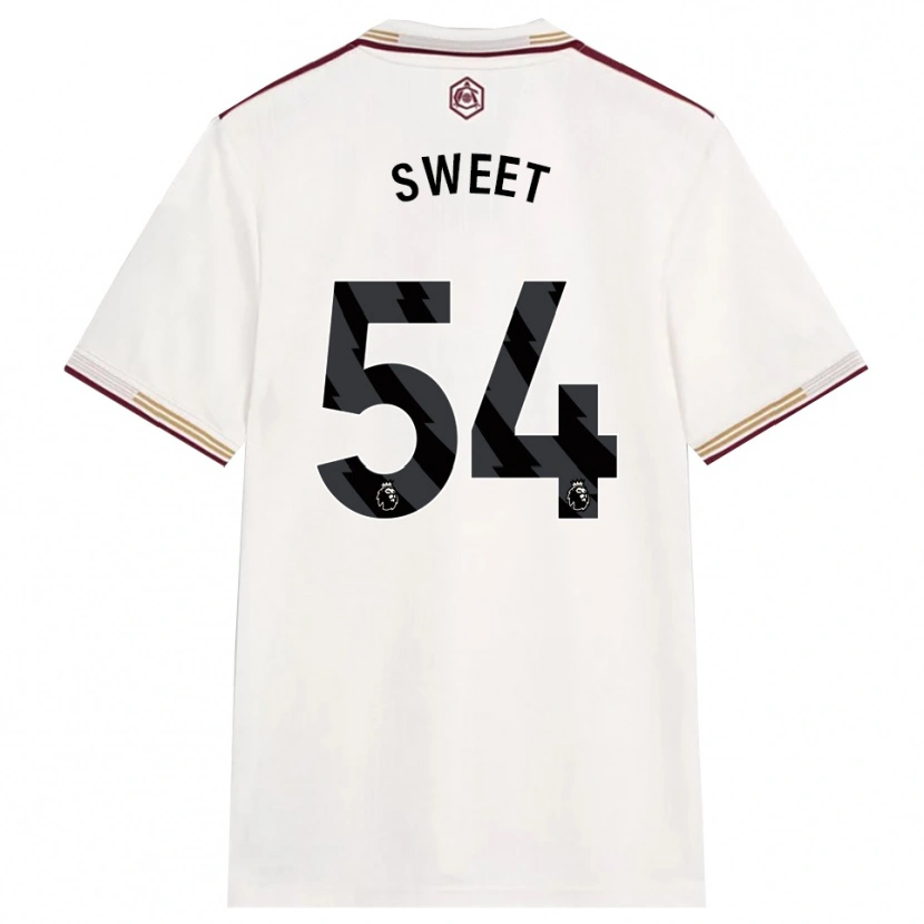 Danxen Herren William Sweet #54 Creme Weiß Burgunderrot Ausweichtrikot Trikot 2025/26 T-Shirt Schweiz