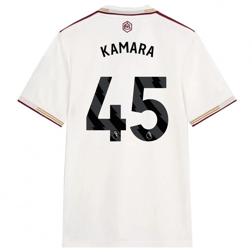 Danxen Herren Osman Kamara #45 Creme Weiß Burgunderrot Ausweichtrikot Trikot 2025/26 T-Shirt Schweiz