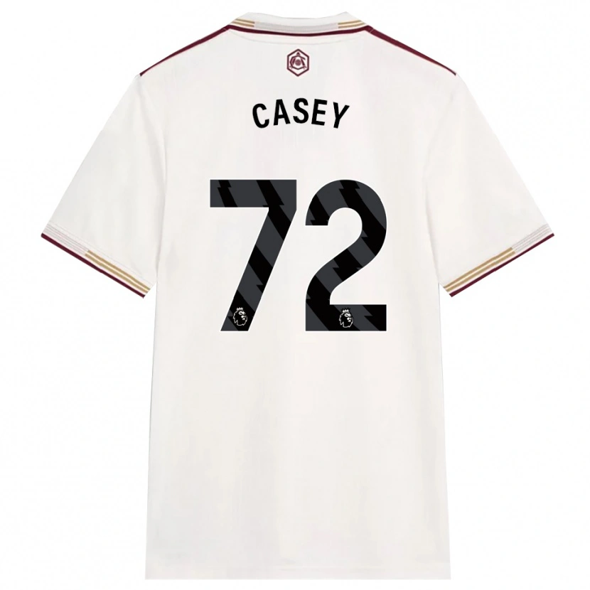 Danxen Herren Dan Casey #72 Creme Weiß Burgunderrot Ausweichtrikot Trikot 2025/26 T-Shirt Schweiz
