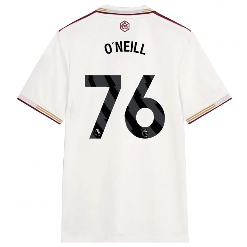 Danxen Herren Ceadach O'neill #76 Creme Weiß Burgunderrot Ausweichtrikot Trikot 2025/26 T-Shirt Schweiz