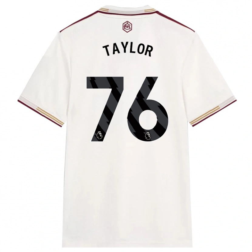 Danxen Herren Kido Taylor Hart #76 Creme Weiß Burgunderrot Ausweichtrikot Trikot 2025/26 T-Shirt Schweiz