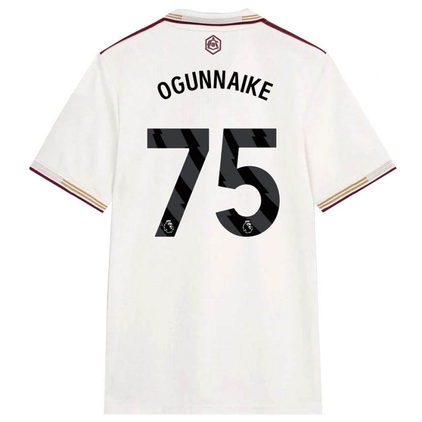 Danxen Herren Josh Ogunnaike #75 Creme Weiß Burgunderrot Ausweichtrikot Trikot 2025/26 T-Shirt Schweiz