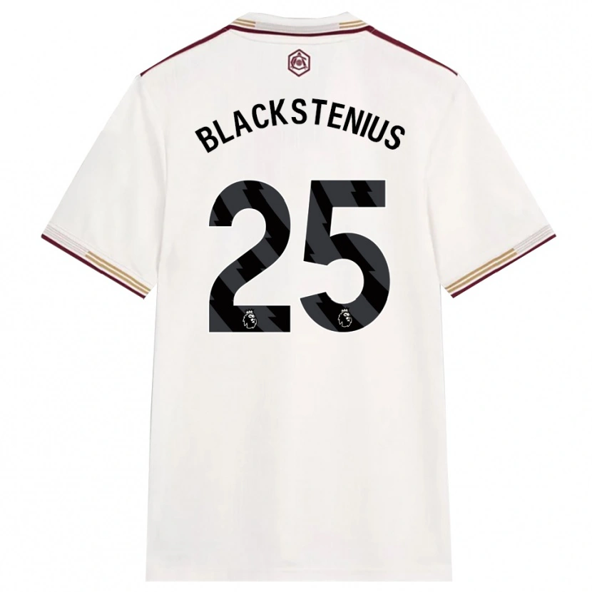 Danxen Herren Stina Blackstenius #25 Creme Weiß Burgunderrot Ausweichtrikot Trikot 2025/26 T-Shirt Schweiz