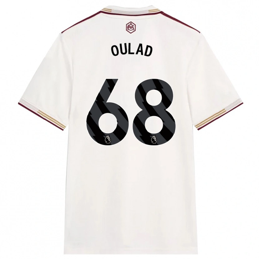 Danxen Herren Salah-Eddine Oulad M'hand #68 Creme Weiß Burgunderrot Ausweichtrikot Trikot 2025/26 T-Shirt Schweiz