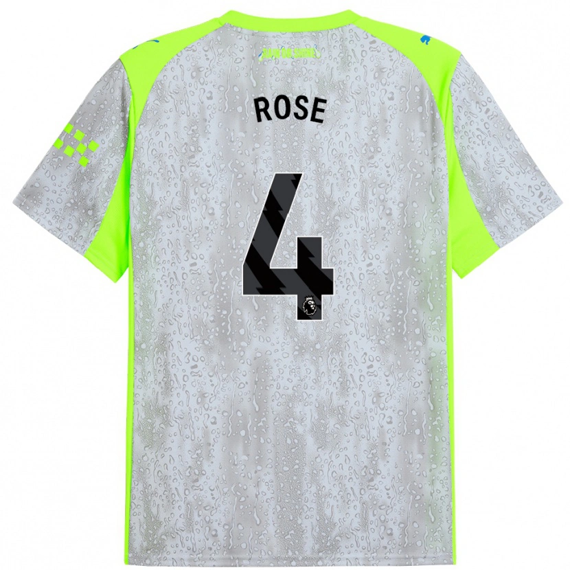 Danxen Herren Jade Rose #4 Grau Gelb Ausweichtrikot Trikot 2025/26 T-Shirt Schweiz