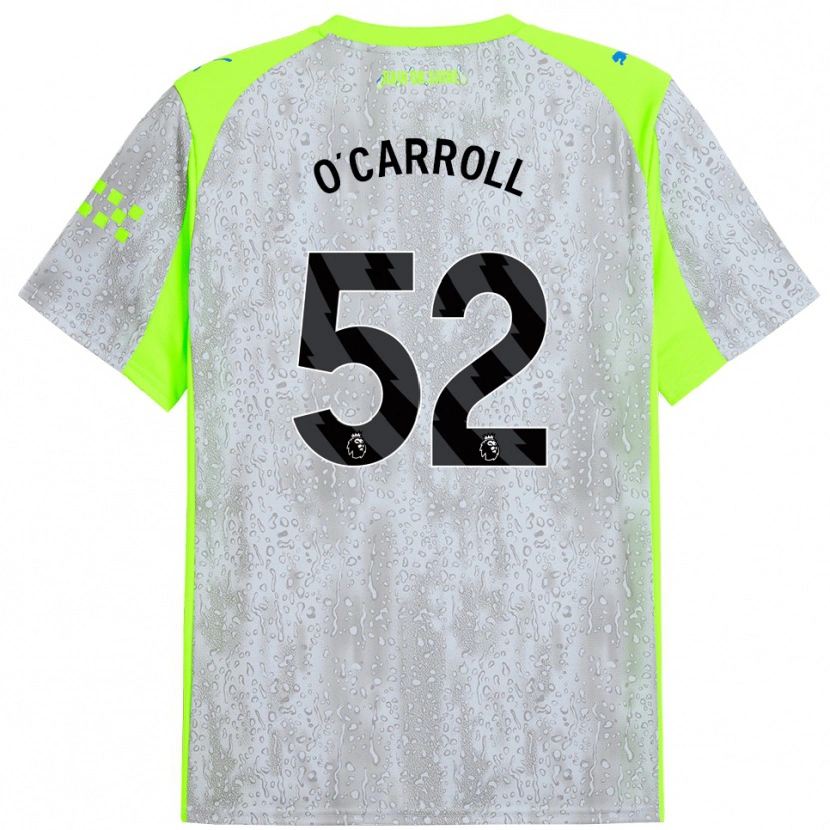 Danxen Herren Eve O'carroll #52 Grau Gelb Ausweichtrikot Trikot 2025/26 T-Shirt Schweiz