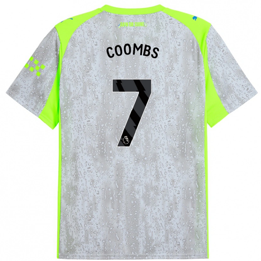 Danxen Herren Laura Coombs #7 Grau Gelb Ausweichtrikot Trikot 2025/26 T-Shirt Schweiz