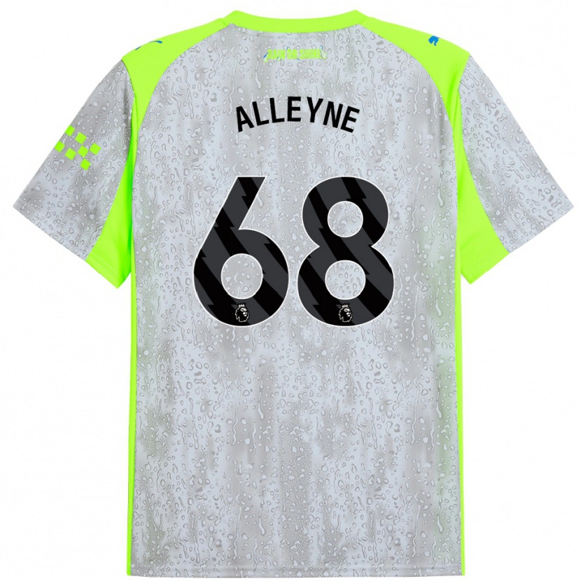Danxen Herren Max Alleyne #68 Grau Gelb Ausweichtrikot Trikot 2025/26 T-Shirt Schweiz