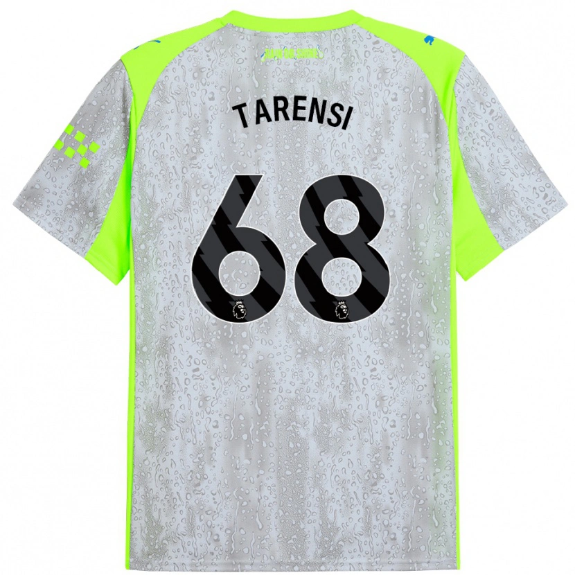 Danxen Herren Oscar Tarensi #68 Grau Gelb Ausweichtrikot Trikot 2025/26 T-Shirt Schweiz