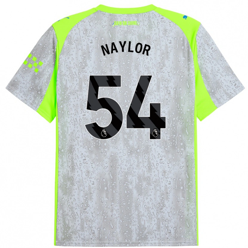 Danxen Herren Seb Naylor #54 Grau Gelb Ausweichtrikot Trikot 2025/26 T-Shirt Schweiz