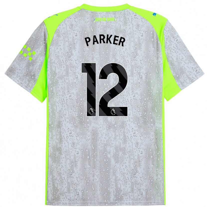 Danxen Herren Xavier Parker #12 Grau Gelb Ausweichtrikot Trikot 2025/26 T-Shirt Schweiz