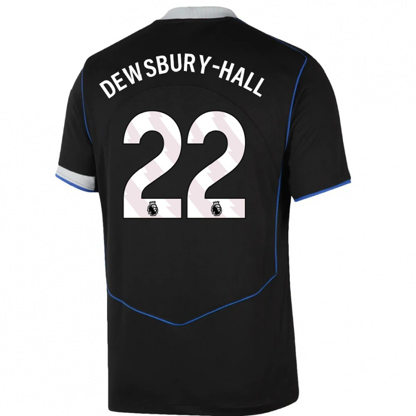 Danxen Herren Kiernan Dewsbury-Hall #22 Schwarz Blau Silber Ausweichtrikot Trikot 2025/26 T-Shirt Schweiz