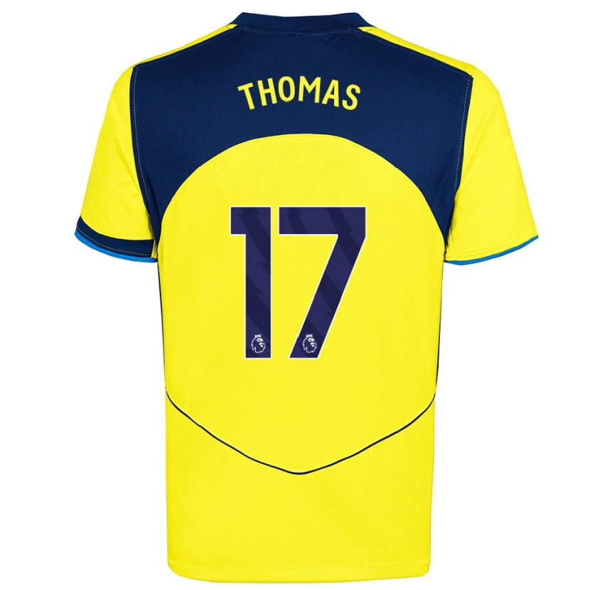Danxen Herren Martha Thomas #17 Gelb Marineblau Ausweichtrikot Trikot 2025/26 T-Shirt Schweiz