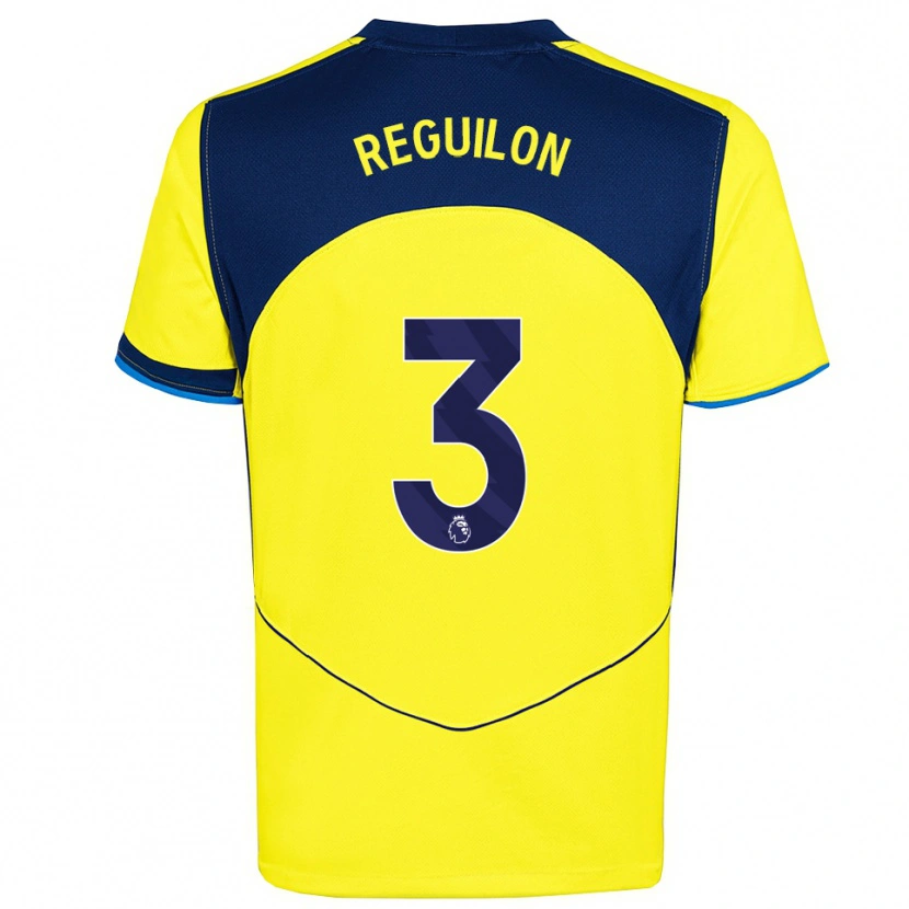 Danxen Herren Sergio Reguilon #3 Gelb Marineblau Ausweichtrikot Trikot 2025/26 T-Shirt Schweiz