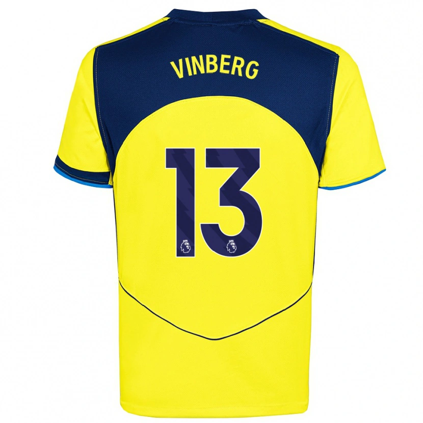 Danxen Herren Matilda Vinberg #13 Gelb Marineblau Ausweichtrikot Trikot 2025/26 T-Shirt Schweiz