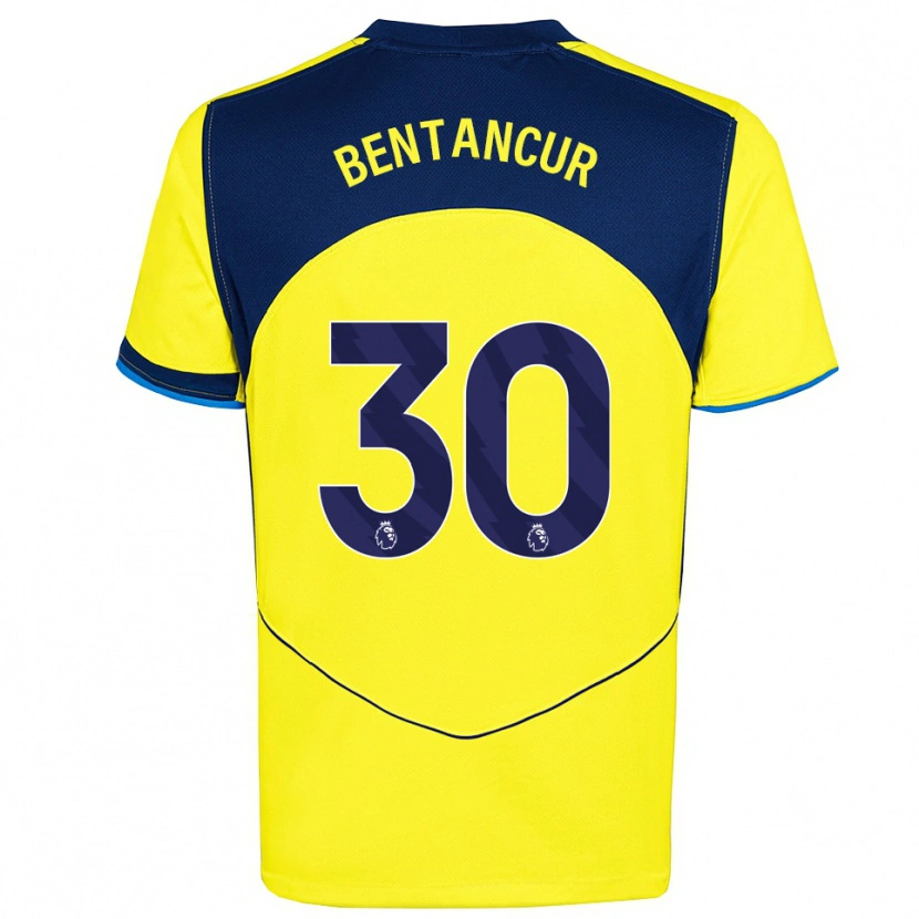 Danxen Herren Rodrigo Bentancur #30 Gelb Marineblau Ausweichtrikot Trikot 2025/26 T-Shirt Schweiz
