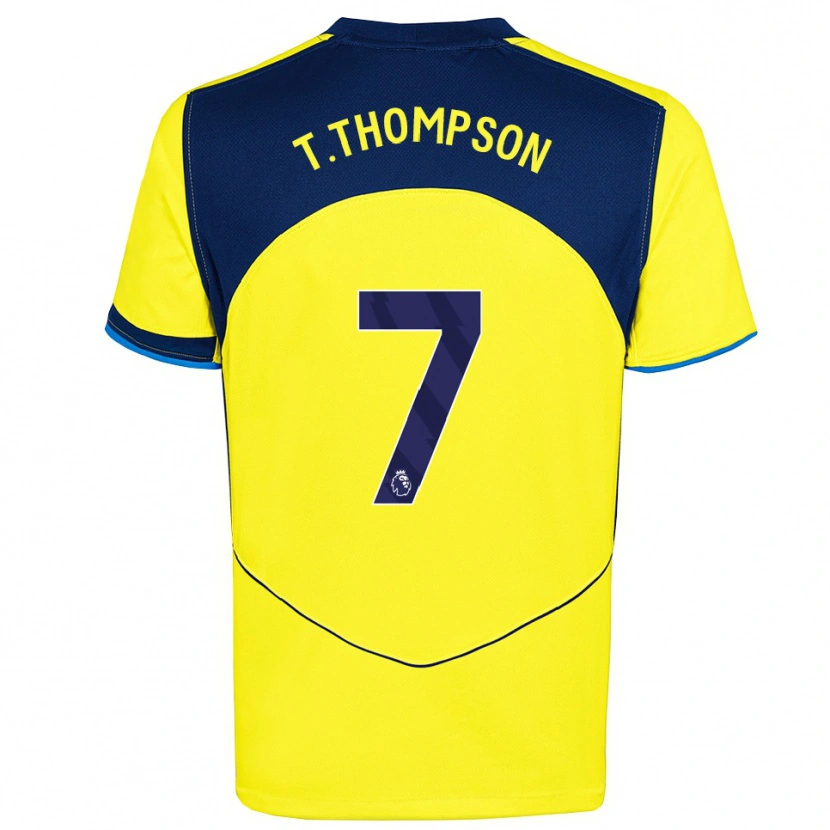 Danxen Herren Tynan Thompson #7 Gelb Marineblau Ausweichtrikot Trikot 2025/26 T-Shirt Schweiz