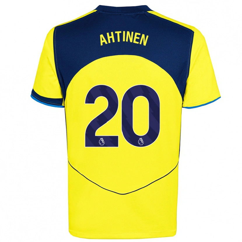 Danxen Herren Olga Ahtinen #20 Gelb Marineblau Ausweichtrikot Trikot 2025/26 T-Shirt Schweiz