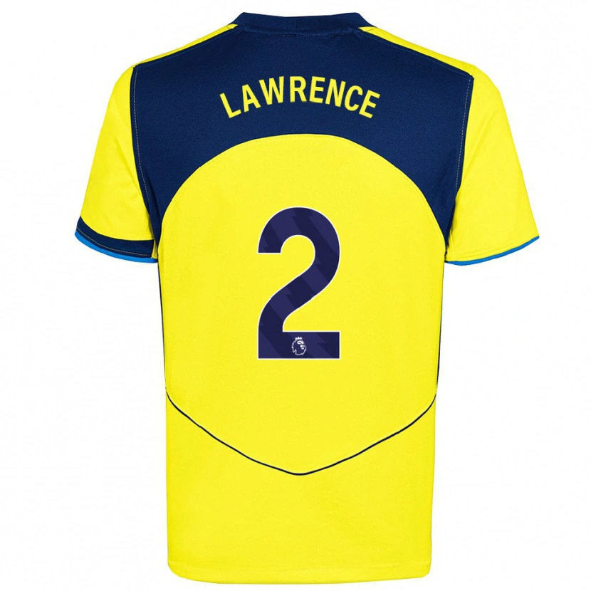 Danxen Herren Donte Lawrence #2 Gelb Marineblau Ausweichtrikot Trikot 2025/26 T-Shirt Schweiz
