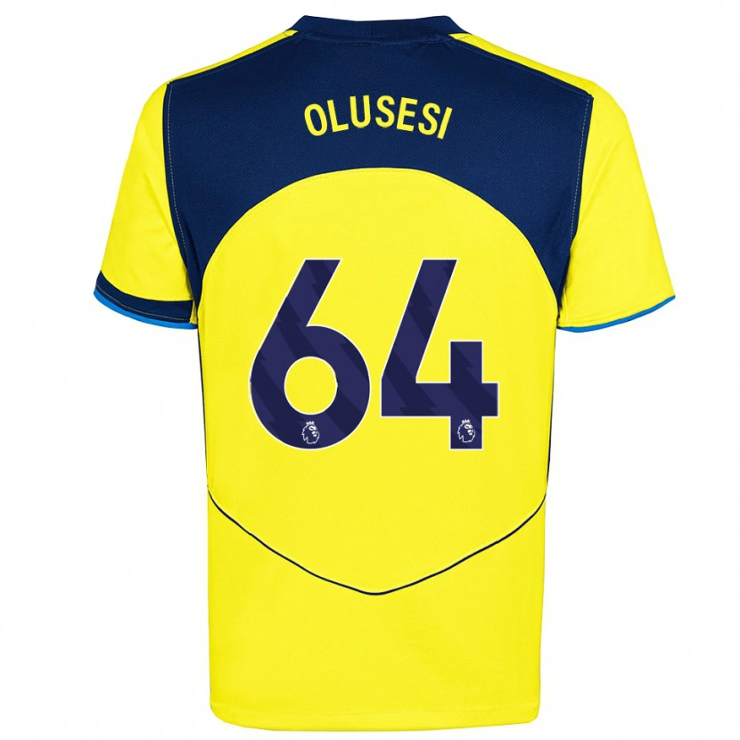 Danxen Herren Callum Olusesi #64 Gelb Marineblau Ausweichtrikot Trikot 2025/26 T-Shirt Schweiz