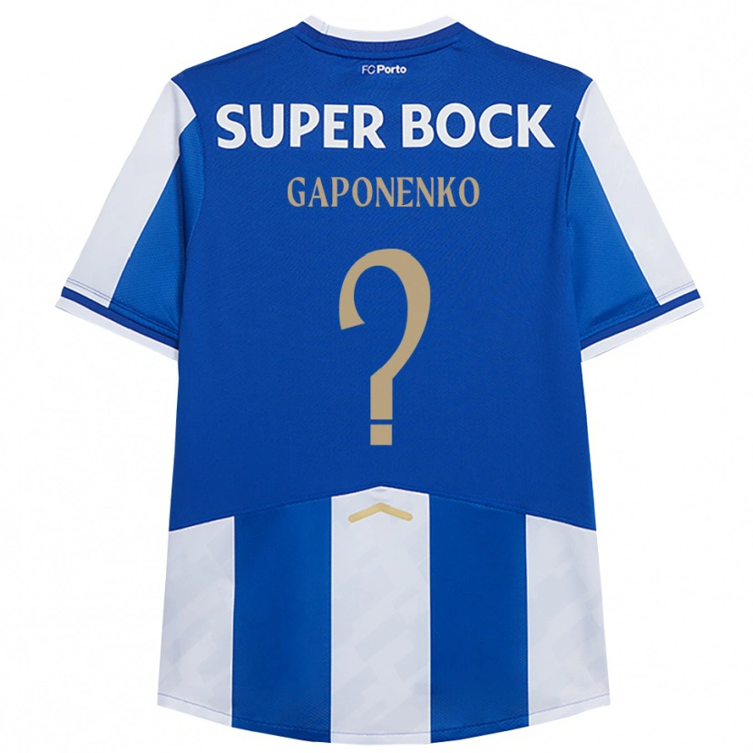 Danxen Damen Artem Gaponenko #0 Blau Weiß Heimtrikot Trikot 2025/26 T-Shirt Schweiz