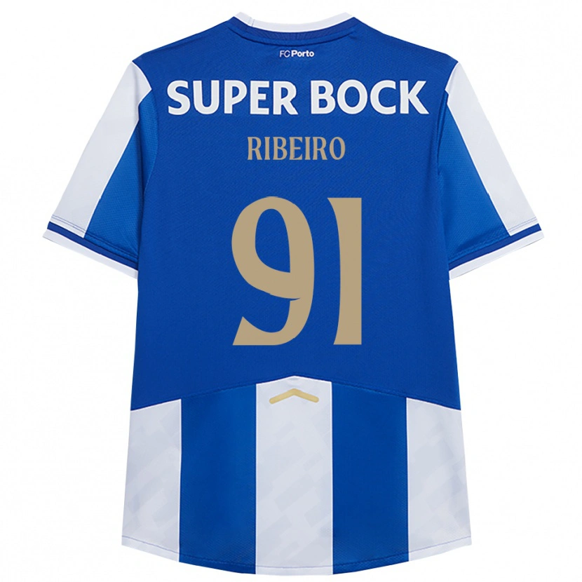 Danxen Damen Gonçalo Ribeiro #91 Blau Weiß Heimtrikot Trikot 2025/26 T-Shirt Schweiz