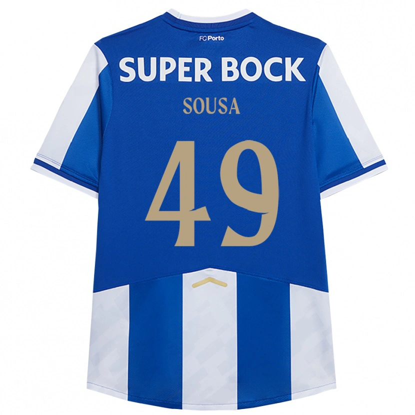 Danxen Damen Gonçalo Sousa #49 Blau Weiß Heimtrikot Trikot 2025/26 T-Shirt Schweiz