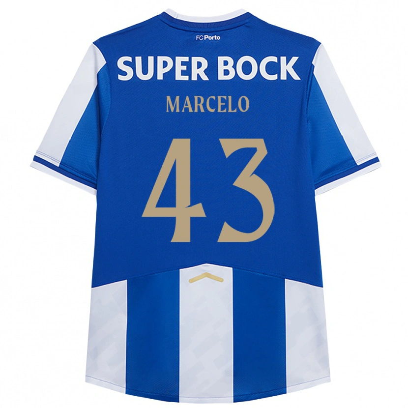 Danxen Damen Joao Marcelo #43 Blau Weiß Heimtrikot Trikot 2025/26 T-Shirt Schweiz
