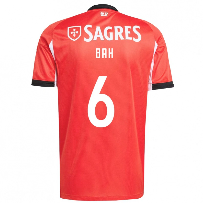 Danxen Damen Alexander Bah #6 Rot Weiß Heimtrikot Trikot 2025/26 T-Shirt Schweiz
