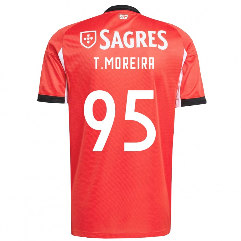Danxen Damen Tomás Moreira #95 Rot Weiß Heimtrikot Trikot 2025/26 T-Shirt Schweiz