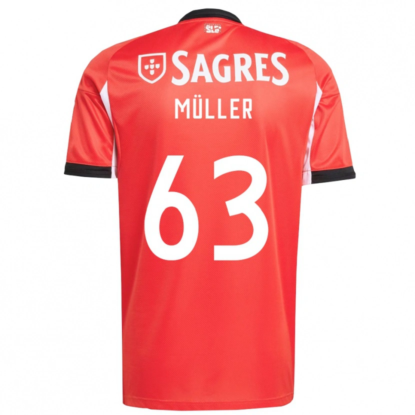Danxen Damen José Müller #63 Rot Weiß Heimtrikot Trikot 2025/26 T-Shirt Schweiz