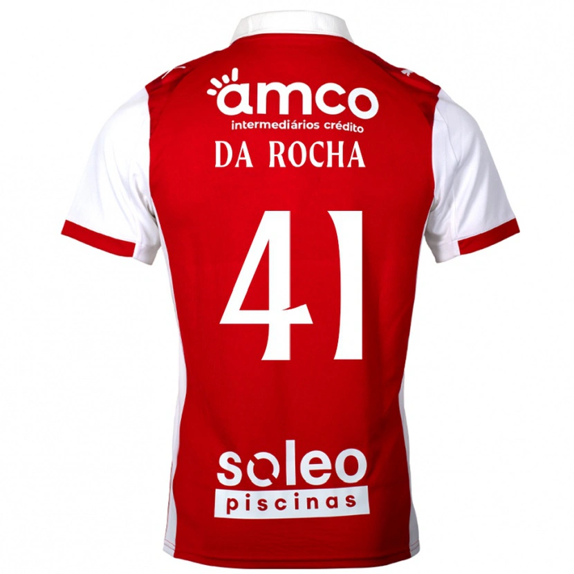 Danxen Damen Yanis Da Rocha #41 Rot Weiß Heimtrikot Trikot 2025/26 T-Shirt Schweiz