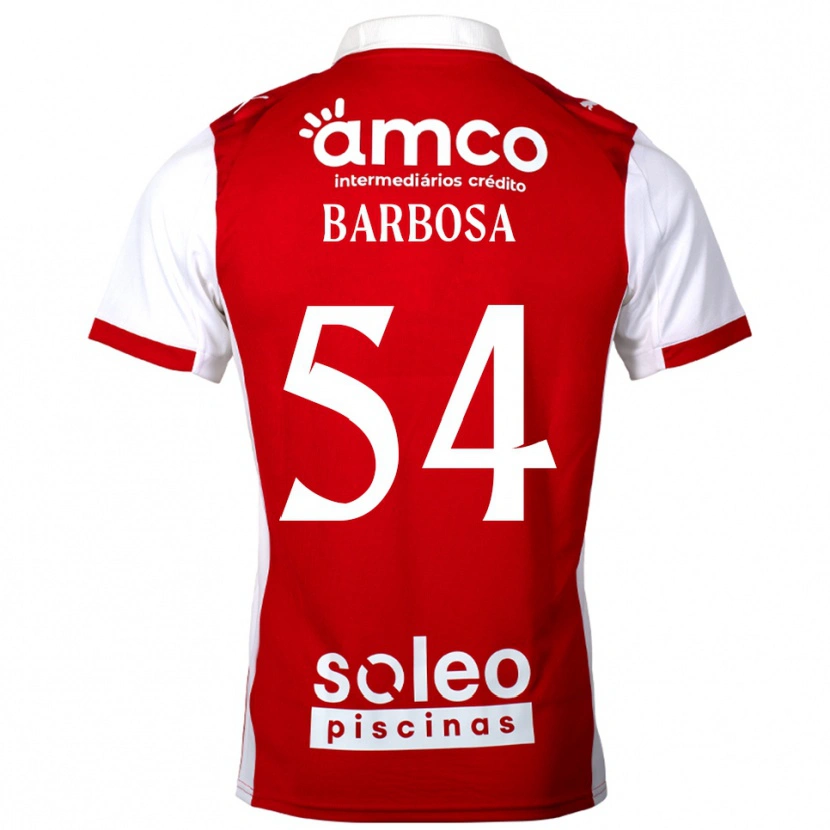Danxen Damen Gui Barbosa #54 Rot Weiß Heimtrikot Trikot 2025/26 T-Shirt Schweiz