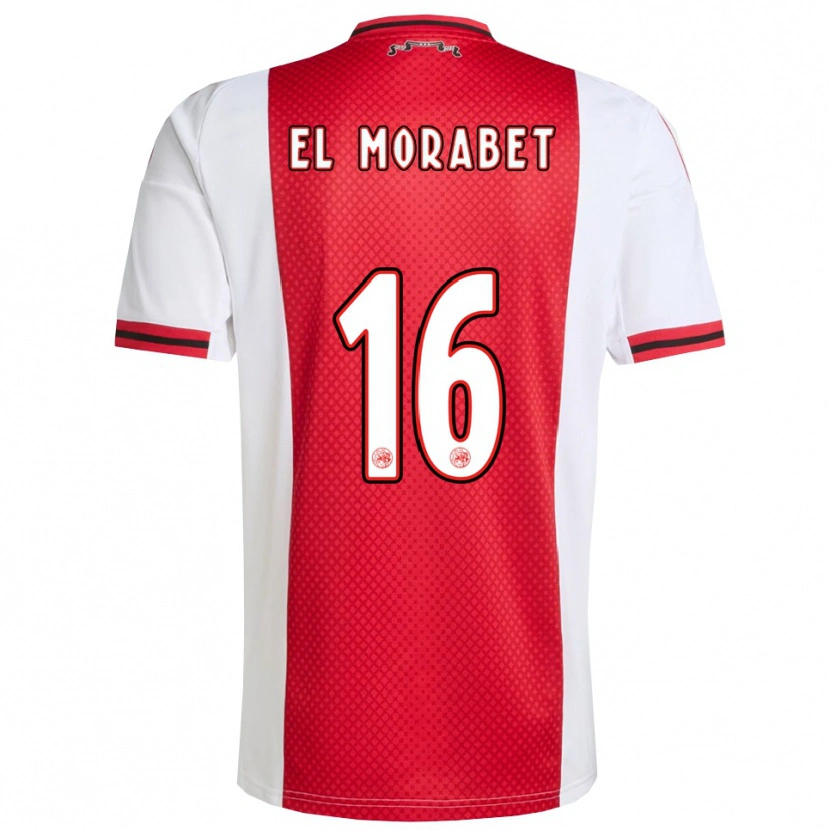 Danxen Damen Younes El Morabet #16 Rot Weiß Heimtrikot Trikot 2025/26 T-Shirt Schweiz
