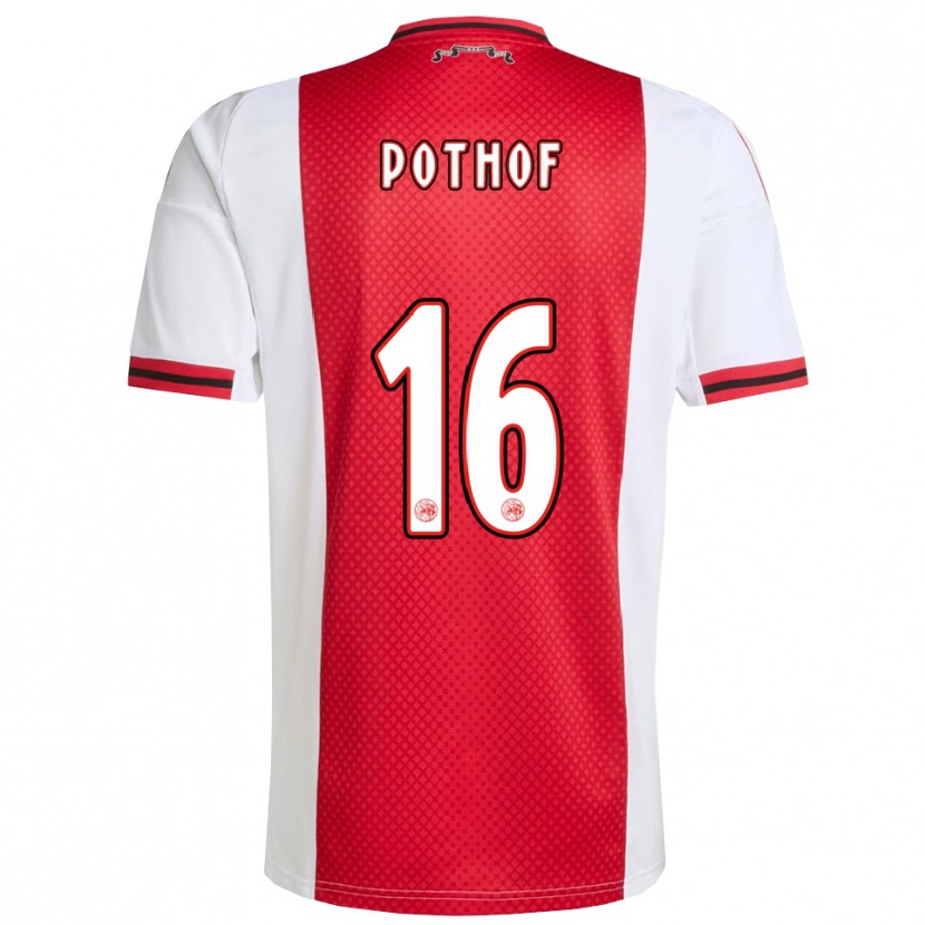 Danxen Damen Isa Pothof #16 Rot Weiß Heimtrikot Trikot 2025/26 T-Shirt Schweiz