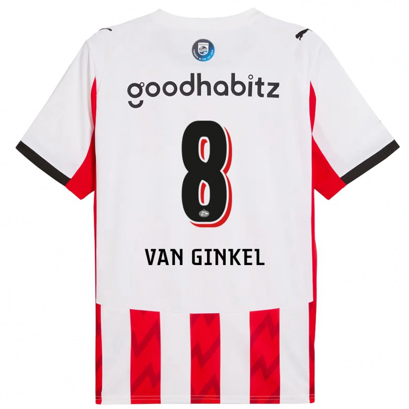 Danxen Damen Marco Van Ginkel #8 Rot Weiß Heimtrikot Trikot 2025/26 T-Shirt Schweiz