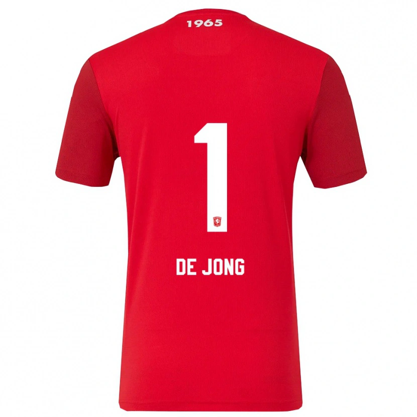 Danxen Damen Danielle De Jong #1 Rot Weiß Heimtrikot Trikot 2025/26 T-Shirt Schweiz