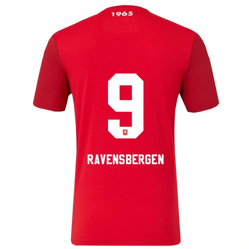 Danxen Damen Jaimy Ravensbergen #9 Rot Weiß Heimtrikot Trikot 2025/26 T-Shirt Schweiz