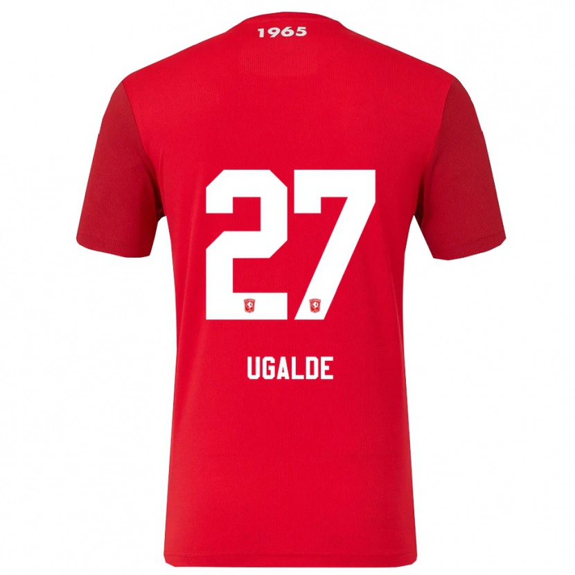 Danxen Damen Manfred Ugalde #27 Rot Weiß Heimtrikot Trikot 2025/26 T-Shirt Schweiz